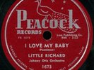 LITTLE RICHARD I Love My Baby R&B 78 on PEACOCK 1673 E-/V+