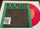 GG ALLIN Out For Blood FIRST DAY ISSUE Limited to 90 Copies PINK VINYL Jabbers