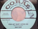 DAV KIPP Yea My Baby Loves Me CORAL ROCKABILLY PROMO 45 NM