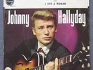 JOHNNY HALLYDAY: Be-Bop A-Lula/I Got A Woman Philips 40024 45 w/Pic Sleeve. EXC