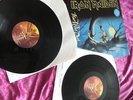 IRON MAIDEN, FEAR OF THE DARK, 2 LP RECORD SET. VINYL EXCELLENT. COVER VERY GOOD