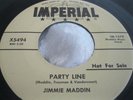Rare Rockabilly Promo 45 : Jimmie Maddin   Party Line   Imperial  5494