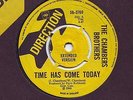 CHAMBERS BROTHERS 'Time Has Come Today' UK Direction 45 mod psychedelic soul