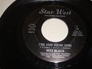 MODERN SOUL- WES BLACK - STAR WEST 45 RPM - I FEEL GOOD (FEELING GOOD) - LISTEN