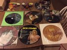 9 PICTURE DISC LOT MADONNA, ROD STEWART, GARY MOORE, EARTH WIND AND FIRE