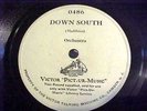 1920s VICTOR  PICTUR-MUSIC: DOWN SOUTH.  Mint- condition White Victor PROMO 78