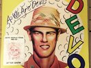 Devo Are We Not Men LP & (RARE SIGNED PASS by Band during World Tour 1981-82)