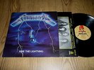 METALLICA - Ride The Lightning - UK VINYL LP & INNER - MFN 27