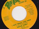 70's SOUL 45RPM - OSCAR PERRY On PERI-TONE  RECORDS