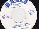 NORTHERN SOUL 45 RPM -CORNELL BLAKELY on MABLE RECORDS  (PROMO)