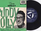 BUDDY HOLLY LATE GREAT EP  UK CORAL LABEL TRI CENTRE