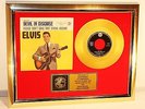 Elvis Presley, Devil In Disguise, mit Cover, Gold Record, Award