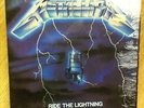 Metallica Ride the Lightning record 1st press original 1984 with seal but opened