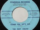 Rare UP Michigan Garage 45 – RIOT SQUAD – Come On, Let’s Go – PENINSULA