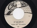 '56 CHECKER Harp Blues SONNY BOY WILLIAMSON Let Me Explain M- DJ HEAR BOTH NOW