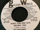 THE DEBONAIRES DETROIT NORTHERN SOUL ON GOLDEN WORLD #GW-38 HOW'S YOUR NEW  LOVE