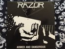 Razor Armed And Dangerous Vinyl Voice Records M-260957 *SUPER RARE*