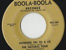 RARE ORIG NORTHERN SOUL 45 - THE NATURAL FOUR - HANGING ON TO A LIE -BOOLA BOOLA