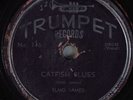 ELMO JAMES Blues 78 rpm Catfish Blues b/w Dust My Broom TRUMPET 146