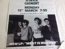 the smiths meat is murder lp promotional poster ipswich gaumont 11/3/85 morrisey