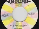 Crossover Soul 45 - Nancy Lee - No Words For Love - Mo Do - VG+ mp3