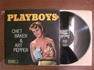 Chet Baker & Art Pepper - Playboys LP deep groove VG+ cheesecake cover