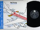 NEIL YOUNG LANDING ON WATER GEFFEN P-13353 Japanese Pressing PROMO OBI Vinyl LP