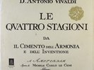 FRANCO FANTINI EPHRIKIAN VIVALDI FOUR SEASONS ARCOPHON ED.1 STEREO AC 675 NM