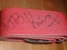 B.B. KING 2001 HAND SIGNED guitar strap Lloyd's Blues Music Festival bb
