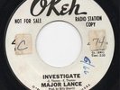 MAJOR LANCE Investigate RARE NORTHERN SOUL 45 Okeh HEAR