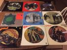 ROCK PICTURE VINYL DISC LOT THE YARDBIRDS, ELVIS, THE MONKEES, THE TURTLES