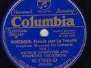 70c.  Arthur Honegger - Prelude pour La Tempete (Honegger) - Columbia G-17026-D