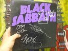 BLACK SABBATH SIGNED MASTER OF REALITY LP AND SIGNED POSTER  BEAUTIFUL