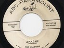 THE SHADOWS Apache INSTRUMENTAL 45 ABC Promo 