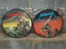 Metallica MASTERS OF EVIL  Picture Disk THE 87 COMEBACK  2 PICTURE DISK SET RARE