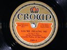 78 RPM -- Charlie Palloy & his Orch., Crown 3389, EE-   Jazz