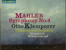 Columbia SAX 2441 - Mahler Otto Klemperer ?– Symphony No.4 - Blue/Silver Labels