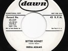 Mod Popcorn Jazz Vocal 45 INDIA ADAMS Bitter Honey/You & Night & Music HEAR Dawn