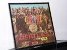 The Beatles 1967  FRAMED Sergeant (Sgt.) Pepper LP Vinyl Record PCS 7027