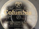 Columbia 14520D Blind Willie Johnson TAKE BURDON TO THE LORD 1931 78 rpm VG+/E-