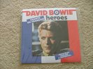 DAVID BOWIE - HEROES (FRENCH) - RARE LTD BLUE VINYL 7