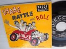 BILL HALEY & his COMETS Shake Rattle & Roll ROCKABILLY 45 Picture Sleeve ep w42
