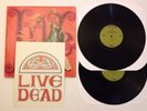 GRATEFUL DEAD - LIVE DEAD - VINYL 2X LP RECORD GREEN WB W/ BOOK 2WS 1830 (VG+)