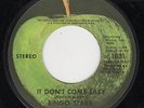 BEATLES 45 RINGO STARR IT DONT COME EASY APPLE JACKSONVILLE 1831