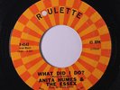 ANITA HUMES & ESSEX: What Did I Do / Curfew Lover 45 rare Soul