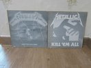 Metallica - Ride The Lightning And Kill 'Em All  2 Gray Cover Korea Vinyl LP