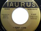 DONNIE & THE DEL CHORDS 45 I Don't Care NEAR MINT Doo Wop ORIGINAL 1962 cc1205