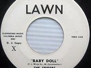 the SPIDERS Baby Doll / Run Boy Run LINK WRAY WHITE LABEL PROMO 45 1964 w