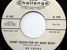 AL LUCAS 45 Sweet Tooth For My Baby Ruth VG++ Rockabilly PROMO Rock N Roll w3310