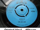 ? Sam & Dave 'Soothe Me' ORIGINAL DARK BLUE STAX Northern Soul 45 HEAR